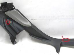 1Облицовка стойки C нижняя левая PVC GREY с повреждением Tesla model S 1002534-09-H