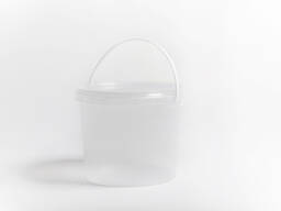 2.25 L food grade round plastic bucket (container) from Ukrainian manufacturer - Prime Box