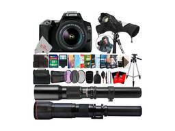 Aparat foto digital SLR Canon EOS 250D Rebel SL3 24,1 MP Kit complet de accesorii pentru