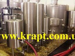 Емкость из нержавеющей стали для хранения вина