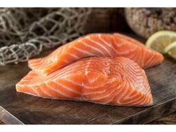 Frozen Coho Salmon Fillet, Skin on