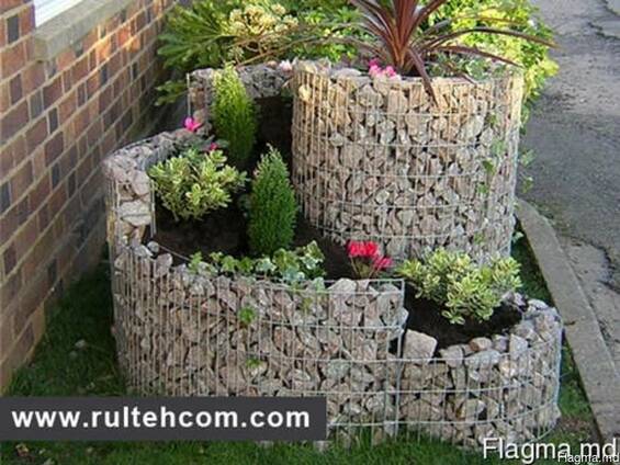 Габионы в Молдове. Купить. Сетка. Заборы. Gabion.