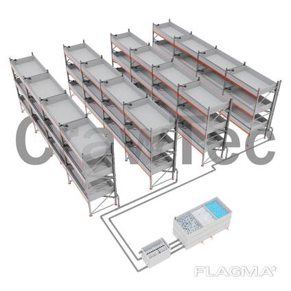 Готовая ферма УЗВ для разведения раков - 216 м²