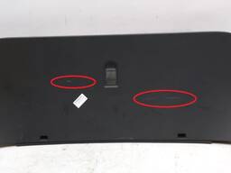 Карта крышки багажника с повреждением Tesla model X 1037899-50-G