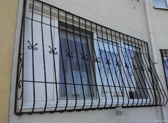 Кованые решетки на окна. Кишинёв gratii pentru geamuri Chis
