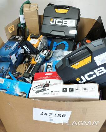 Микс паллеты с электроинструментом и садовым инструментом