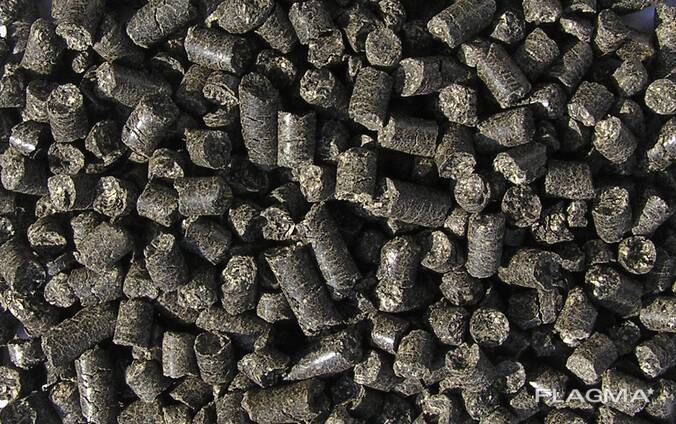 Пеллета (гранула) из лузги подсолнечника