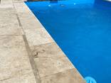 Piatra de bord pentru piscina din travertin Бортовой камень для бассейна из травертина - photo 14