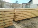 Продам брус сухой строганный, оцилиндрованный - фото 1