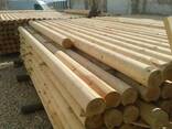 Продам брус сухой строганный, оцилиндрованный - фото 2