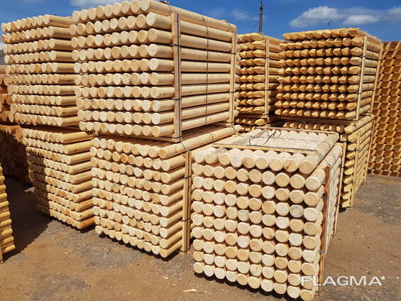 Продам колья из акации, дуба, березы, сосны