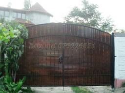 Ворота решетки перила заборы навесы Цены фото Кишинев
