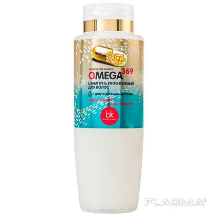 Шампунь интенсивный для волос super-питание &amp; восстановление Omega369