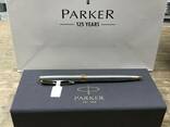 Шариковая ручка Parker Sonnet Stainless Steel GT ! - фото 2