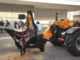 Установка по распиливанию брёвен и колке дров для телескопического погрузчика